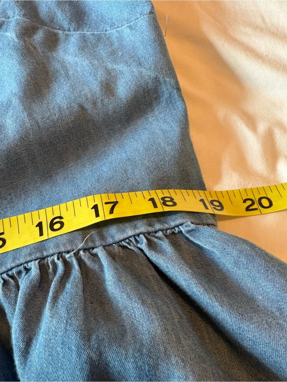 GAP Lightweight Denim Mini Dress - Picture 4 of 12